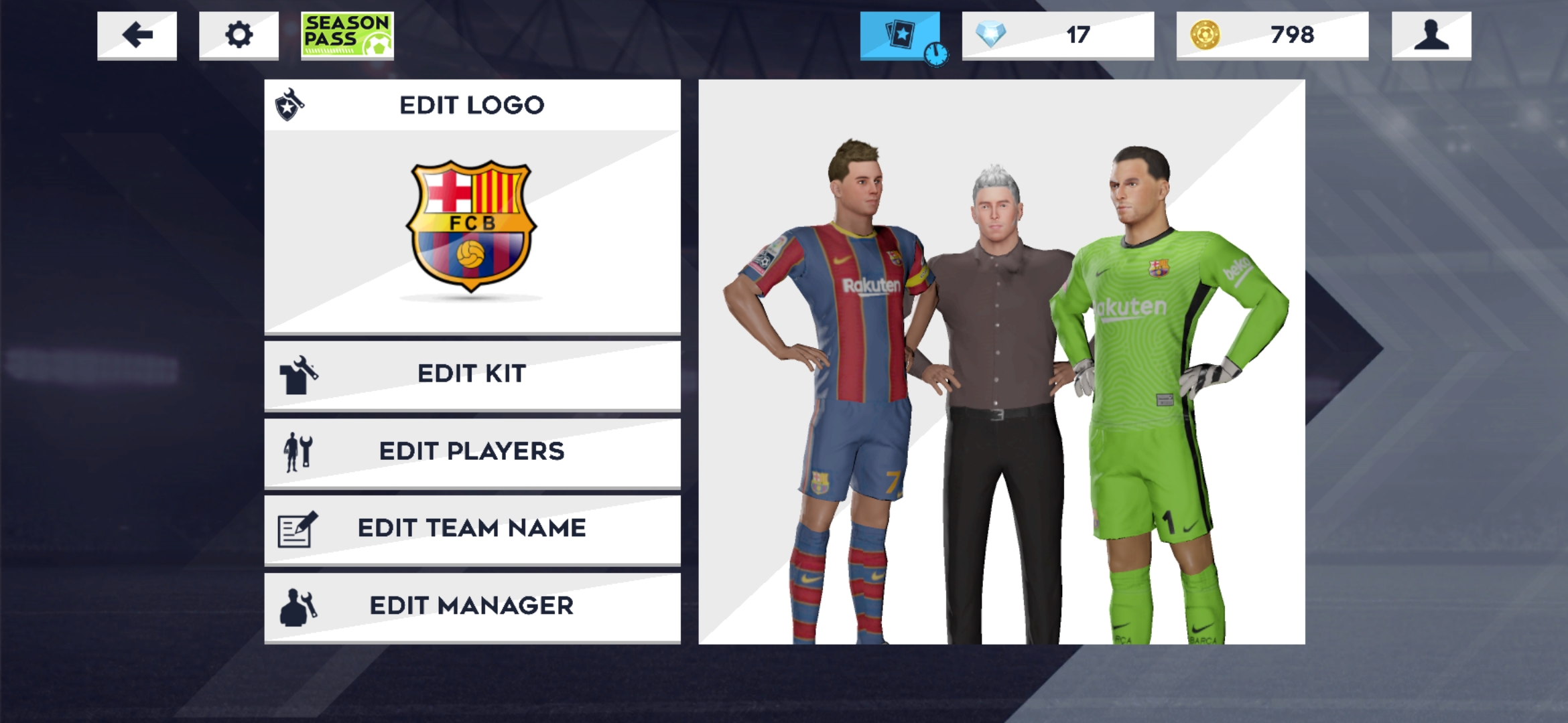 Fc Barcelona 21 Kit Dream League Soccer 21 Kits