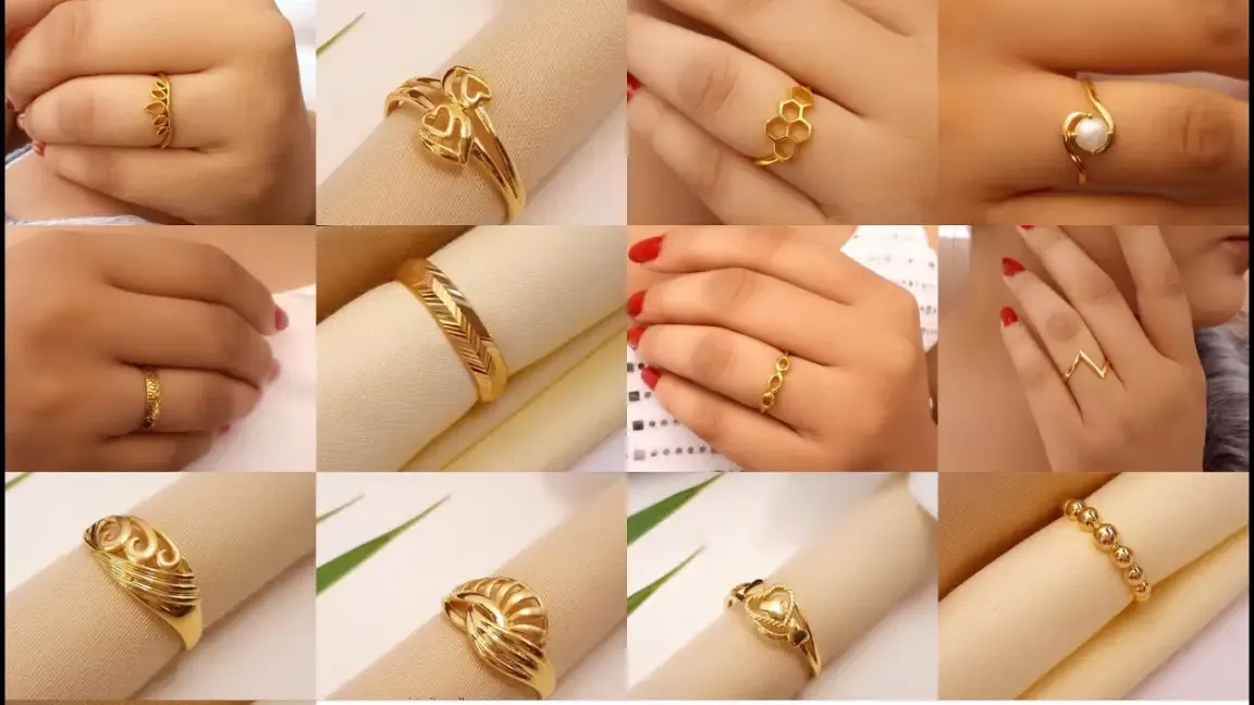 মেয়েদের সোনার আংটি ডিজাইন । রিং আংটি ডিজাইন  - Gold ring designs for girls - NeotericIT.com