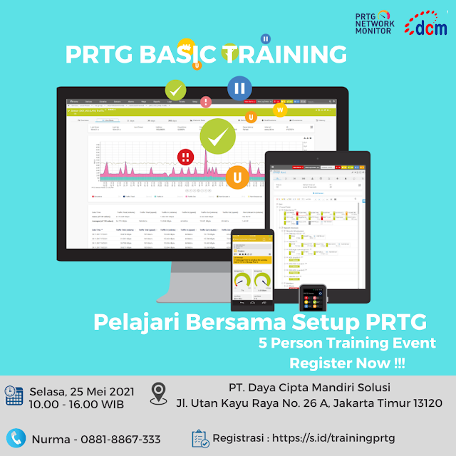 Dokumentasi Basic Training PRTG 5PT 25 Mei 2021