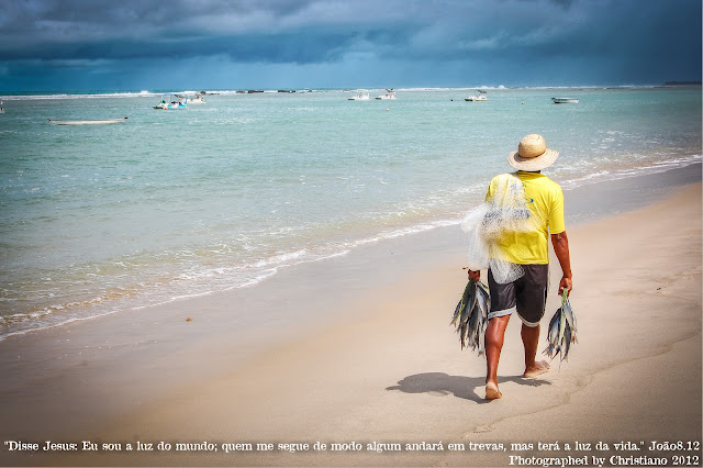 Pescador, Peixe, praia, maceio, alagoas