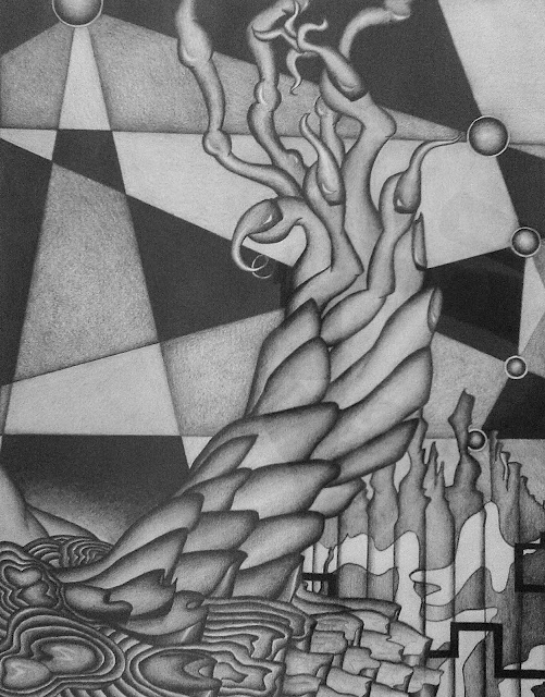 ©2014 Lauren T Kistner, graphite illustration, 2001, all rights reserved