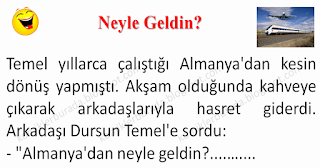 Neyle Geldin - Temel Fıkraları - Komikler Burada