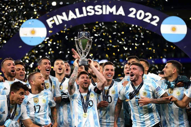 الأرجنتين  بطلا لكأس الفيناليسما بعد الفوز على إيطاليا بثلاثية نظيفة