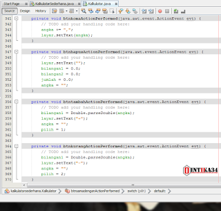 netbeans, belajar netbeans, kalkulator, java, tutorial netbeans