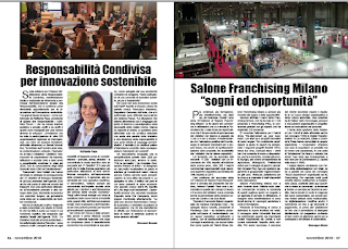 NOVEMBRE 2018 PAG. 57 - Salone Franchising Milano “sogni ed opportunità”