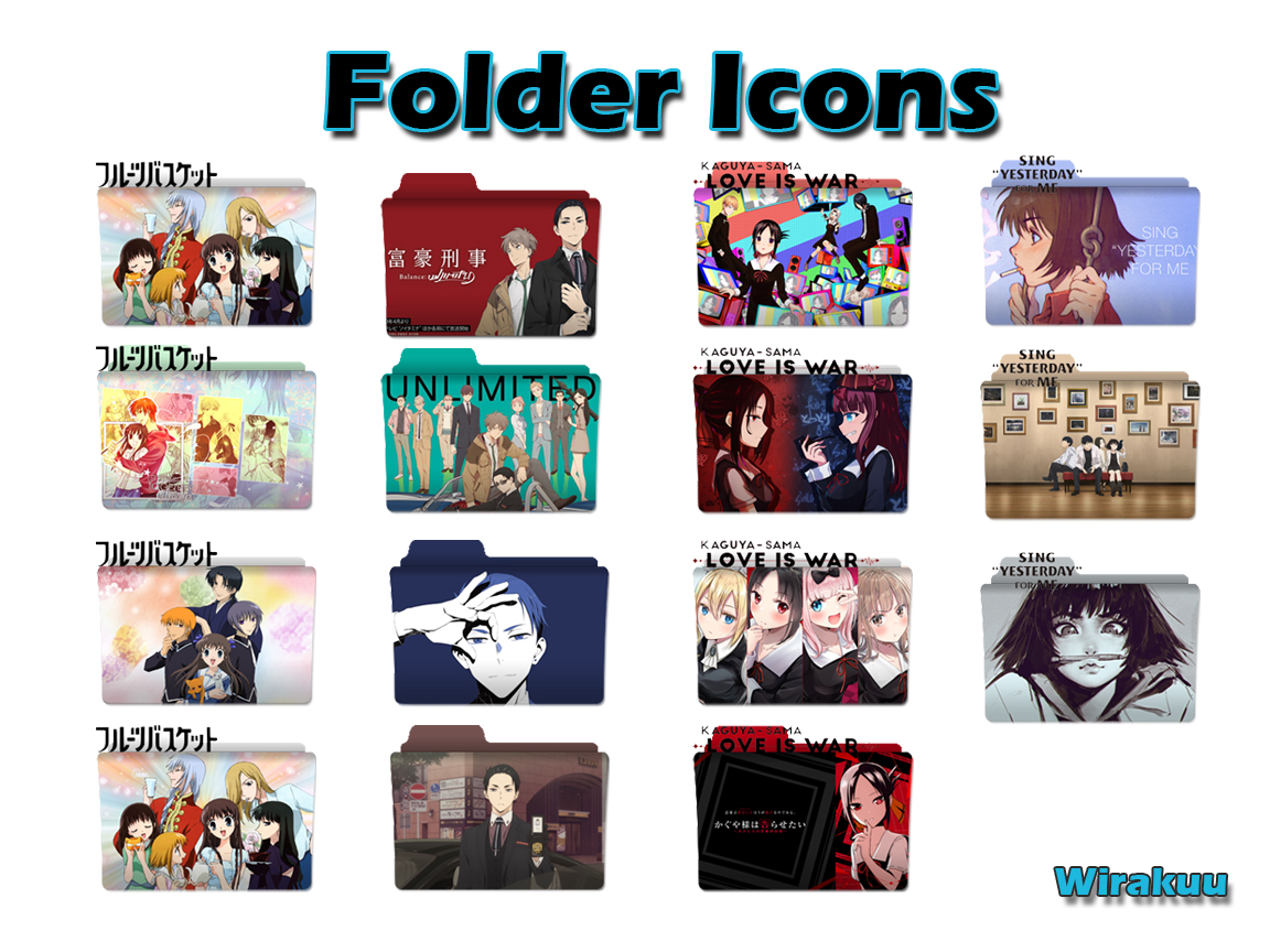Download Folder Icon Anime Spring 2020 Pack 2