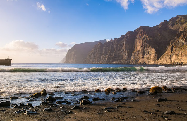 The Gigantes cliffs in Tenerife, Spain