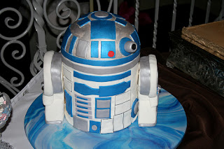 image rd-d2 3D cake star wars