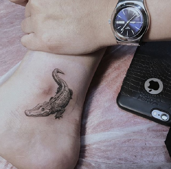 Gambar Tato Buaya Terbaru Sederhana Dan Simpel | Corocodile Tattoo Design