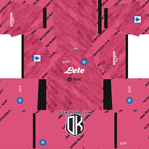 Napoli DLS Kits 2022-2023 EA7 - Dream League Soccer Kit (Goalkeeper Home)