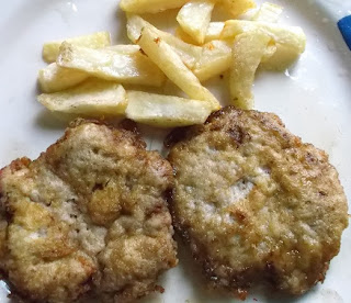 hamburguesa patatas