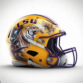 LSU Tigers Harry Potter Concept Football Helmet