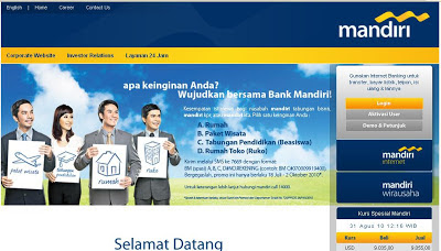 Cara Aktifkan Mandiri Internet Banking