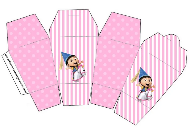 Despicable Me: Party Favor Boxes Free Printables.