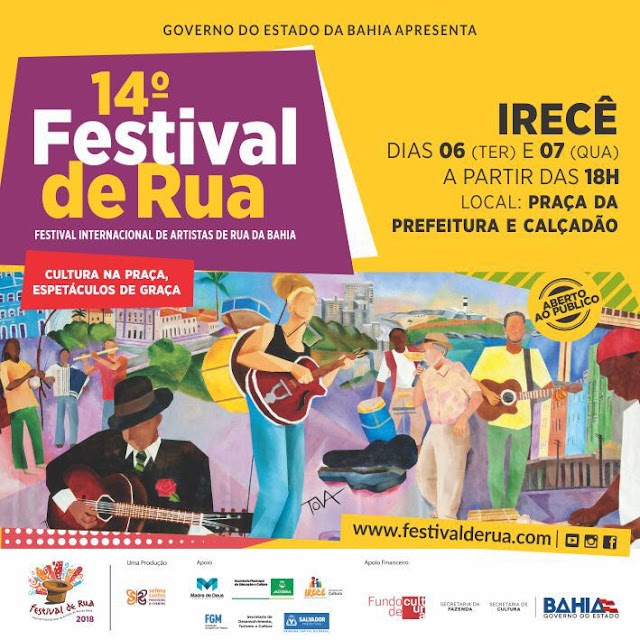 Irecê vai receber Festival Internacional de Artistas de Rua da Bahia