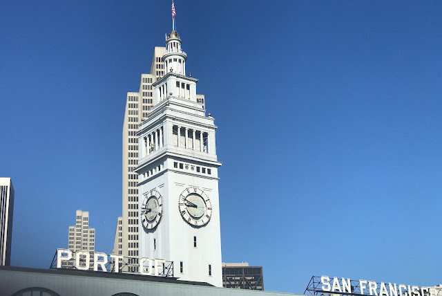 clock at the Ferry Building, Port of San Francisco