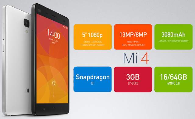Xiaomi Mi 4 LTE Specifications DroidNetFun
