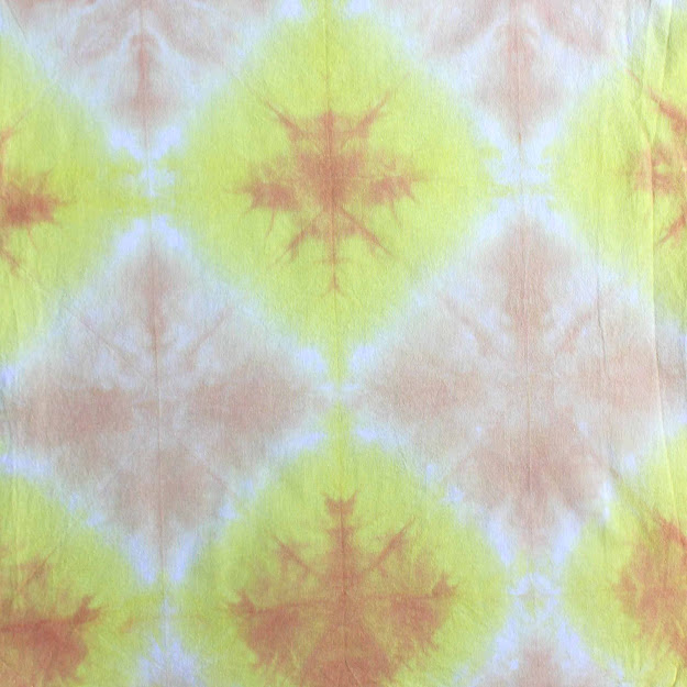 Helen O'Hara The Hoarders Art Room tie dye pink yellow