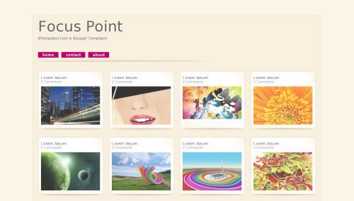 Focus Point Blogger Template