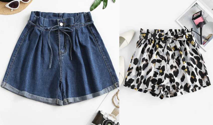 13 Cute PaperBag Shorts for women – Women’s shorts outfit 2021