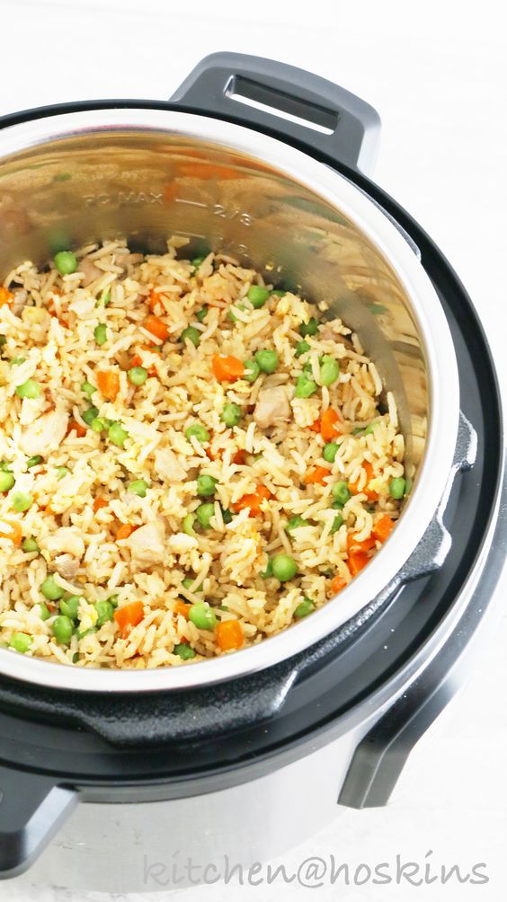 Instant Pot Chicken Fried Rice