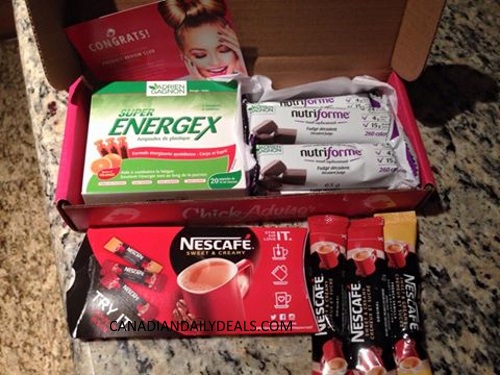 Great Mail Day Nescafe Samples + Chickadvisor Adrien Gagnon