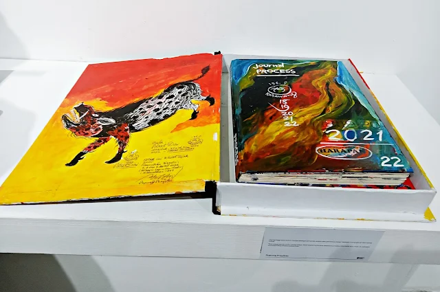 art journal pupung prayitno di Bandung artist book exhibition 2022