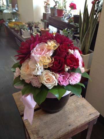 西日暮里で開店お祝い 葉織 Haori Flowers 新宿区のお花屋さん