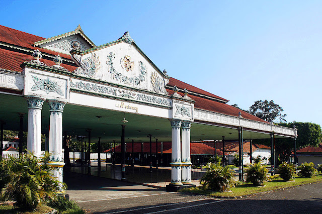 "Pagelaran", the front hall of Kraton of Yogyakarta, Indonesia.