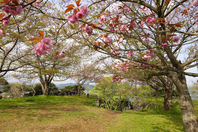 米子城跡山頂　カンザン (関山）