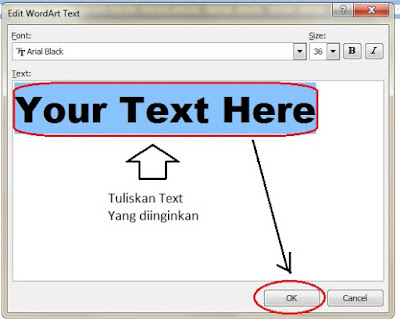 Cara Insert WordArt dan Shapes Pada Microsoft Word 2007