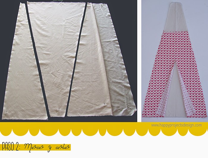 DIY tipi: montar y cortar