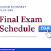 Plus One Final Exam Schedule 2021 & Focus Area Study Notes