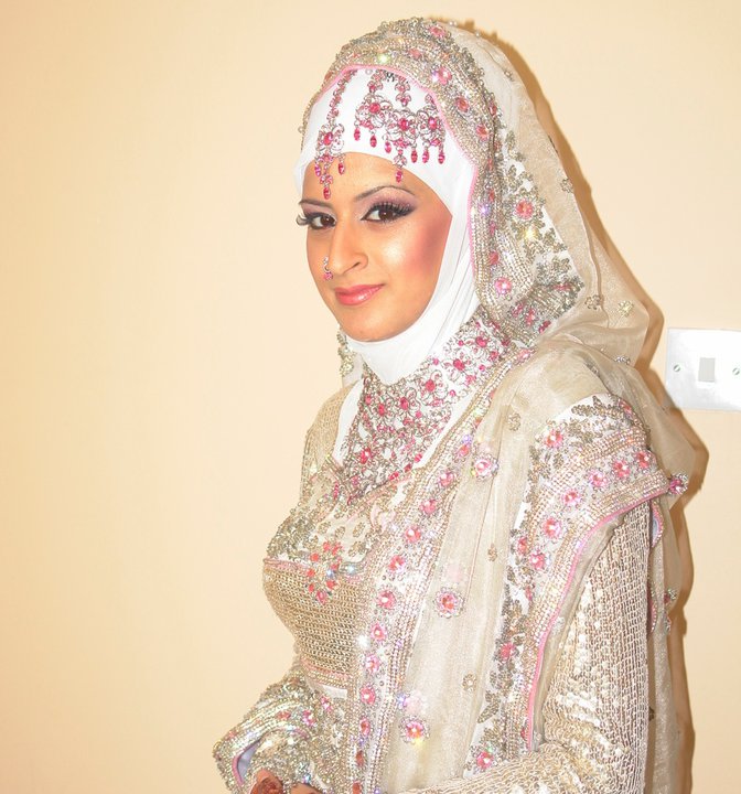 Real Life Weddings 13 Hijab with Asian Bridal Wear for Nikah and Walimah