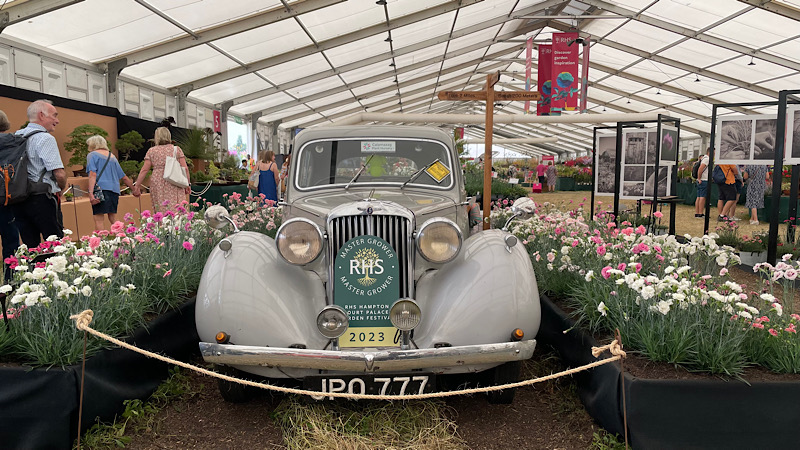 Vintage car JPO777 | Hampton Court Garden Festival 2023
