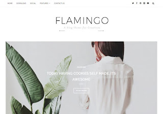 Flamingo Blogger Template