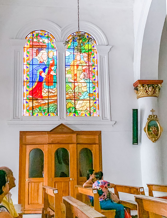 Stained glass windows