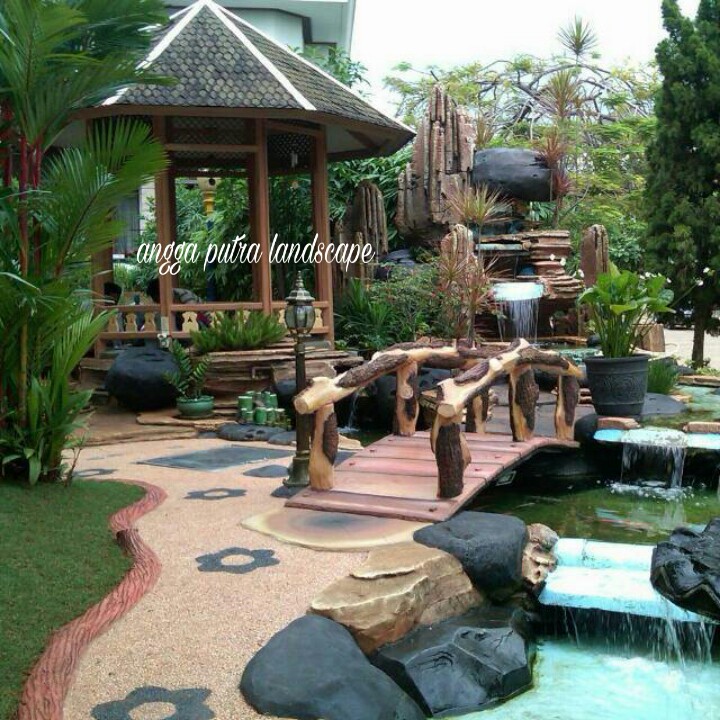 Jasa pembuatan kolam tebing | kolam ko,i | relief,air terjun di bangil,pasuruan