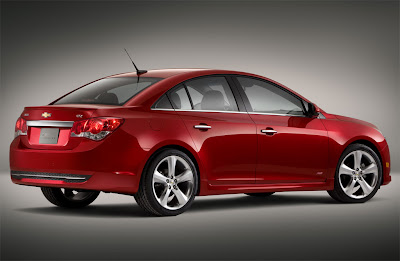 2011 Chevrolet Cruze RS Rear Side View