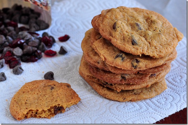 cran chocolate chip cookies