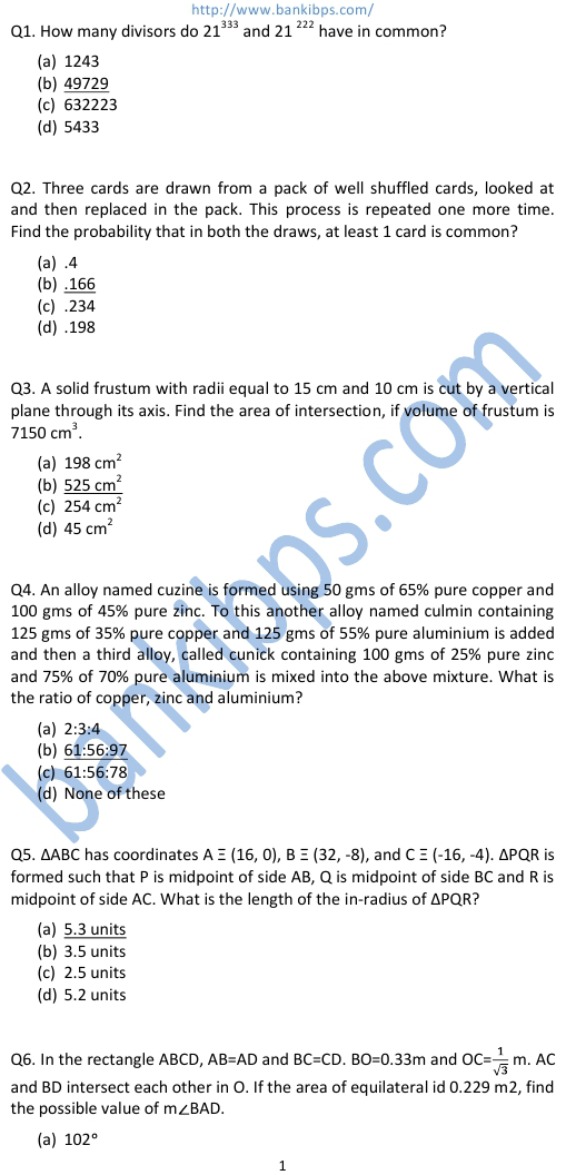 aptitude test questions and solutions