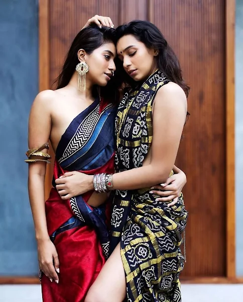 stunning photoshoot  of Sanchana Natarajan & Vinsu Rachel Sam braless