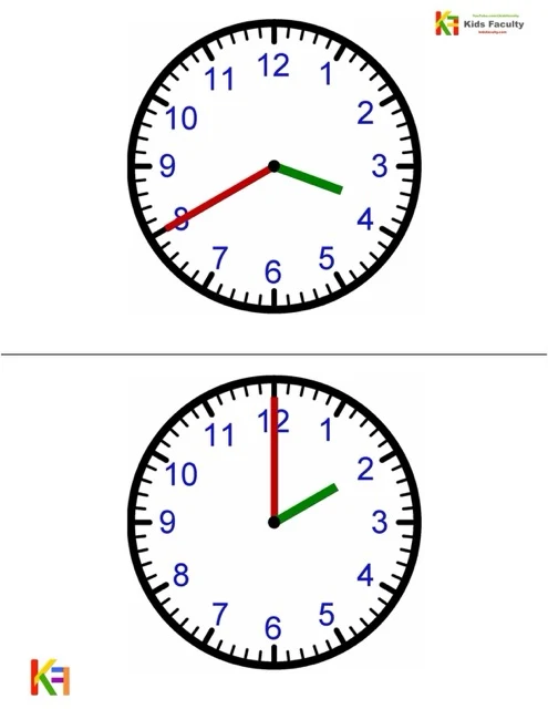 Telling Time Study Guide Worksheet - Page 2