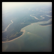 View from airplane its Borneo! (img )