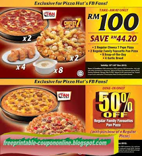 Free Printable Pizza Hut Coupons