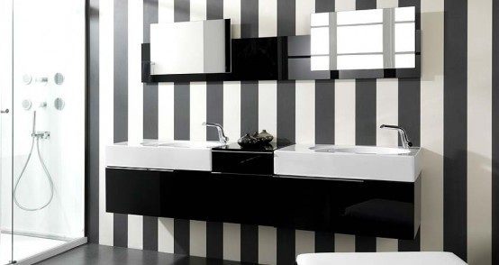 Modern Black and White Bathroom Design Ideas