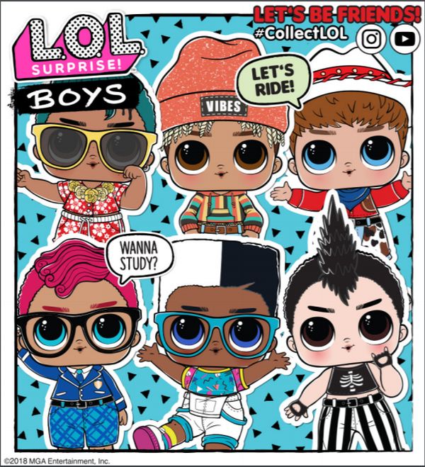 Best L.O.L. Surprise Boys Series Checklist with Names and Photos
