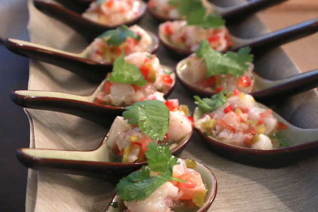 Prawn & Scallop Ceviches at Bodega 124