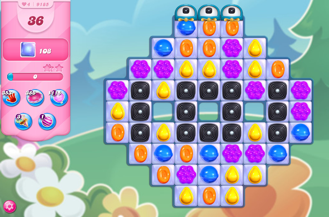 Candy Crush Saga level 9185