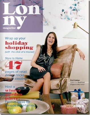 LONNY cover dec 2009